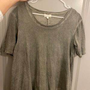 army green/grey shirt